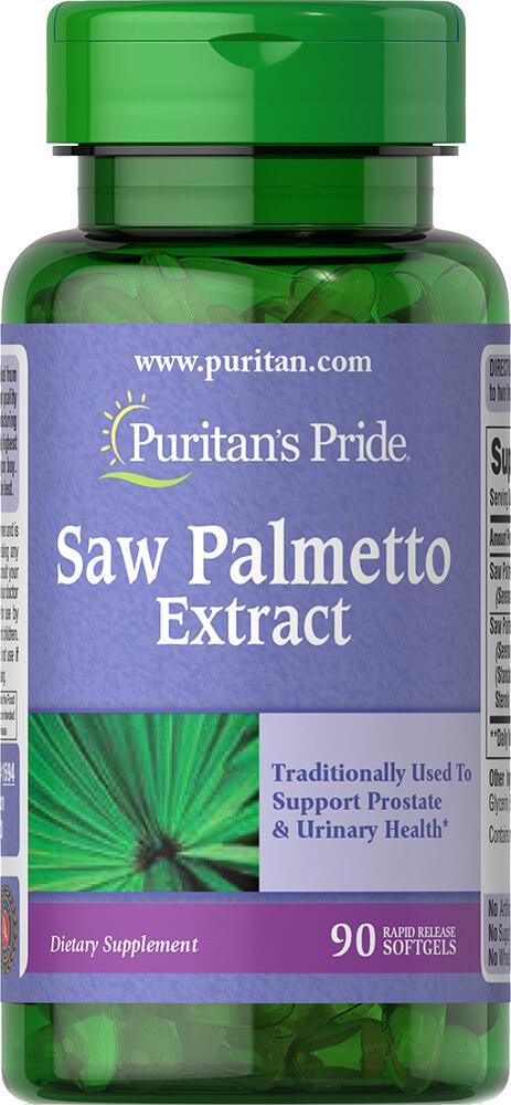 Saw Palmetto Extract Puritan's Pride 90 капсул