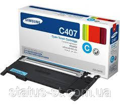 Заправка картриджа Samsung CLT-C407S cyan для принтера Samsung CLP-320, CLP-320n, CLP-325, CLP-325w, CLX-3185, фото 1