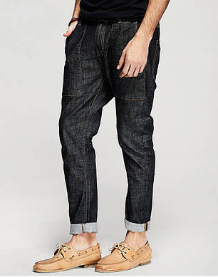 Чоловічі стильні стрейчеві джинси, фото 2