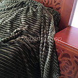Покривало-плед <unk> Велюрове <unk> Бамбукове покривало <unk> Шарпей <unk> Смужка. Євророзмір., фото 5