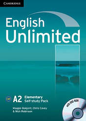 English Unlimited Elementary Self-study Pack (Workbook with DVD-ROM)