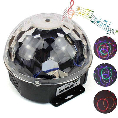 Світлодіодна музична диско куля Led Music Ball Light 138433