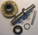 Робочий вал двигуна з шестернею та підшипниками у зборі DoorHan DHSL011