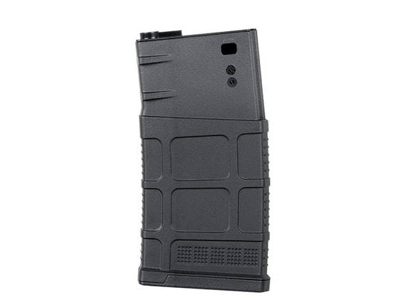 Полімерний магазин на 120 кульок SR25/AR10 - Black [BattleAxe] (для страйкболу), фото 1
