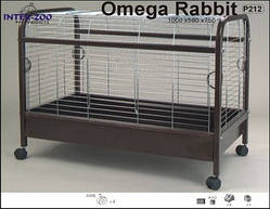 Клітка для кролика на коліщатках OMEGA KRÓLIK 100х56х75см