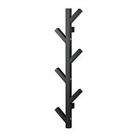 Креативна настінна вішалка IKEA TJUSIG 78 см Чорна (802.917.07)