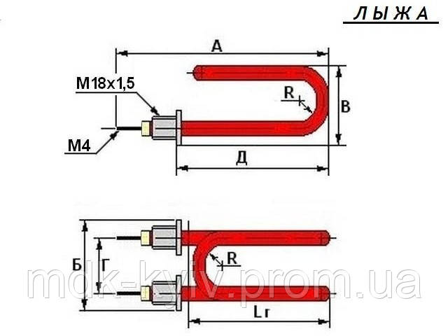 Дистиллятор 1,5 кВт Нерж М18х1,5