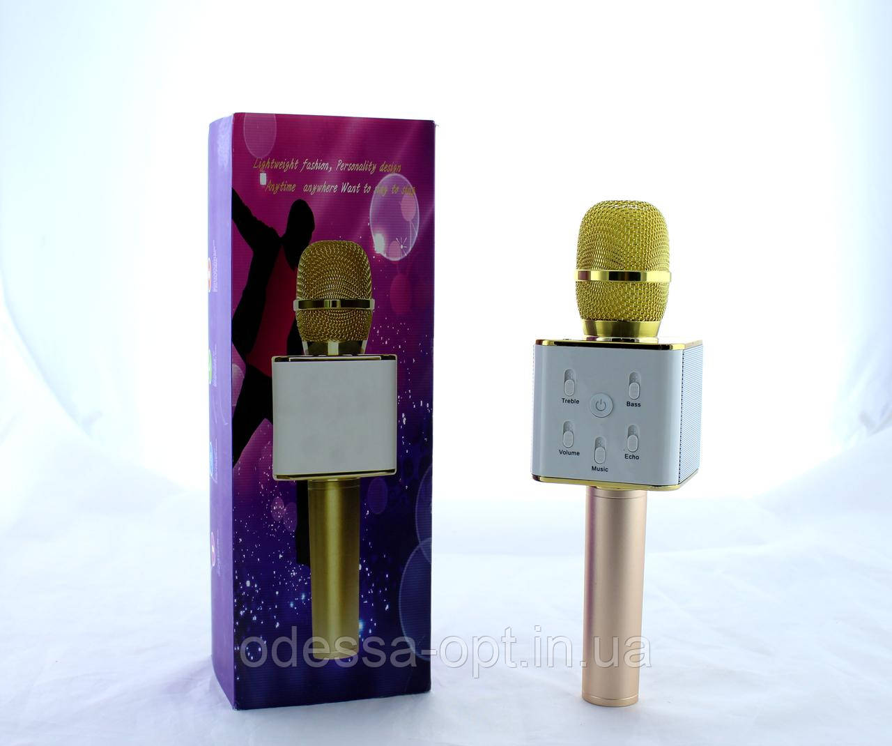 Мікрофон DM Karaoke Q7 GOLD