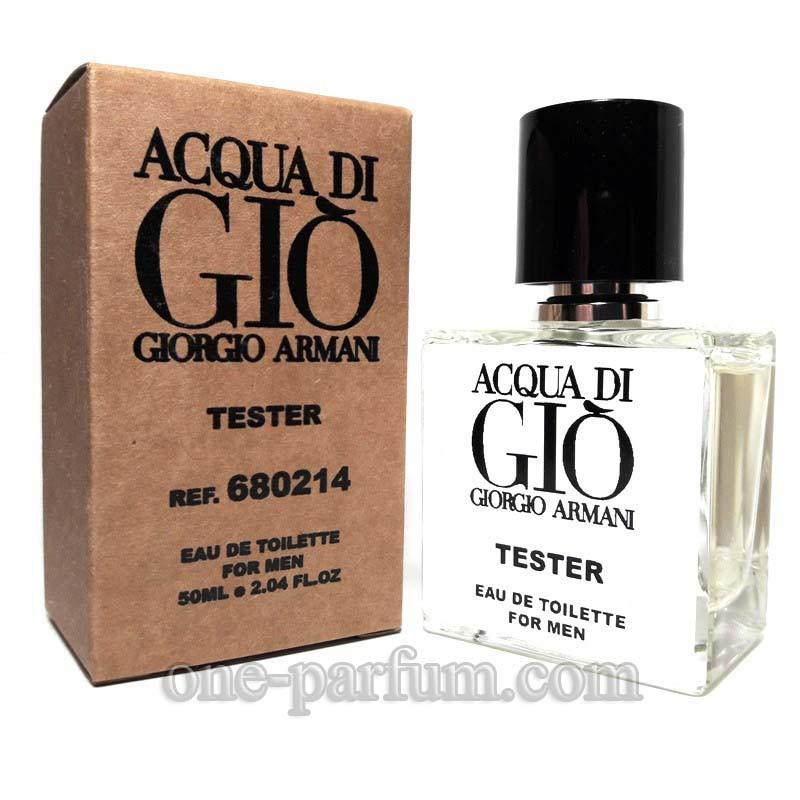 Тестер Giorgio Armani Acqua Di Gio pour homme (Джорджіо Армані Аква Ді Джіо) 50 мл (ліцензія ОАЕ)