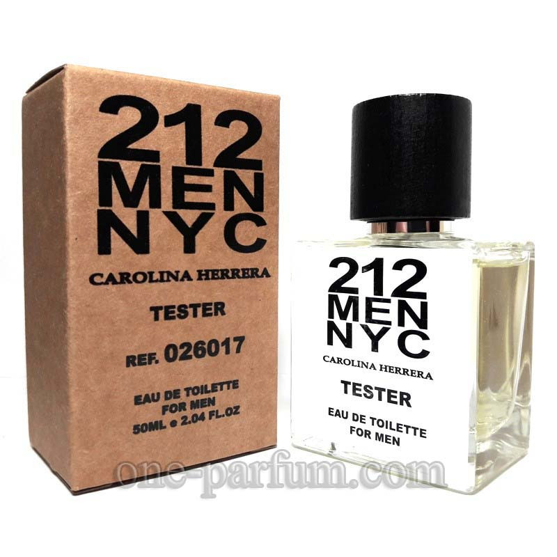 Тестер Carolina Herrera 212 Men (Кароліна Херрера 212 Мен), 50 мл (ліцензія ОАЕ)