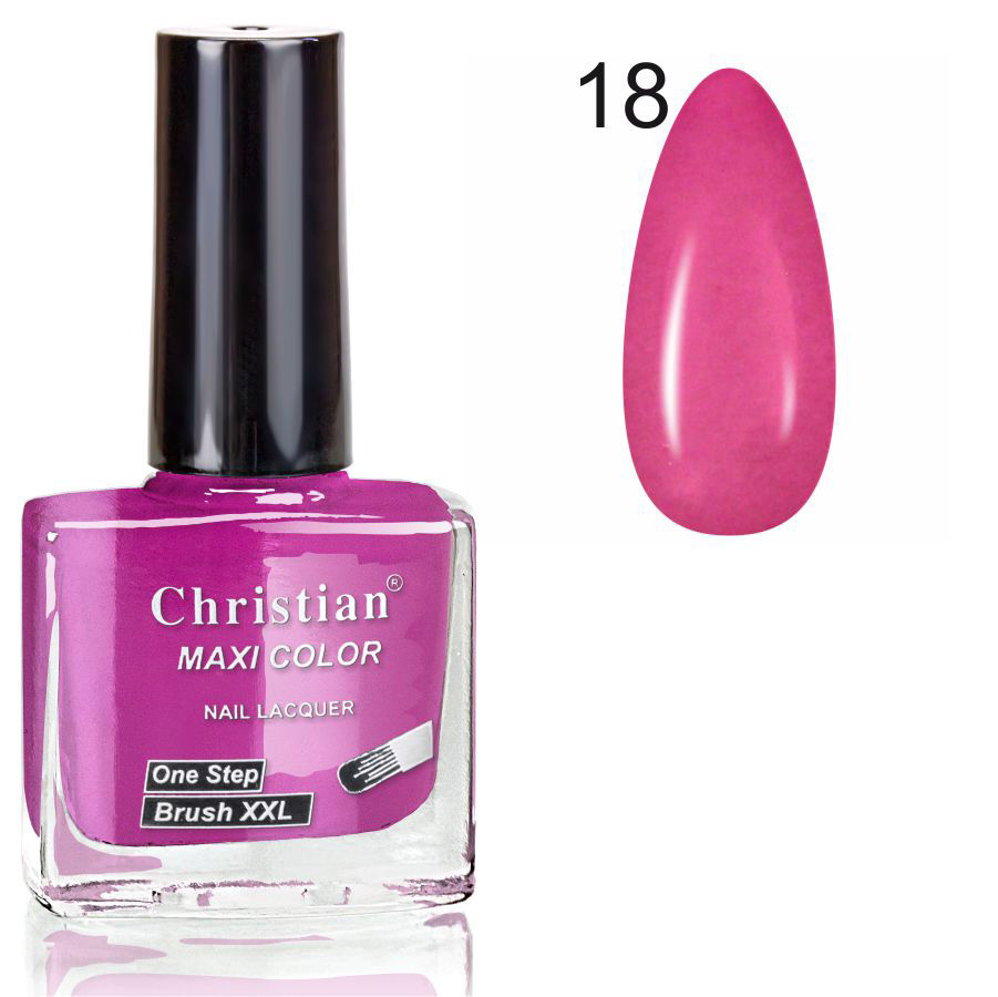 Лак для нігтів з ефектом гель-лаку Christian № 18 11 ml NE-11GEL, фото 1