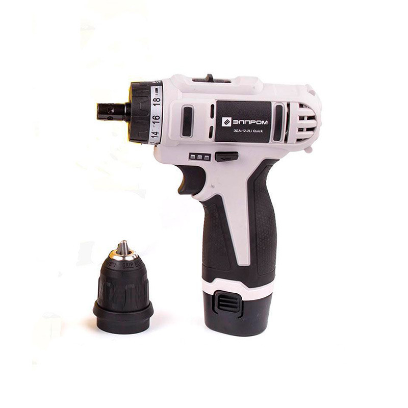 Акумуляторний шурупокрут Елпром ЕДА-12-2Li Quick, фото 1