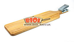 Дошка дубова 62 см обробна для чищення риби із затискачем ДР