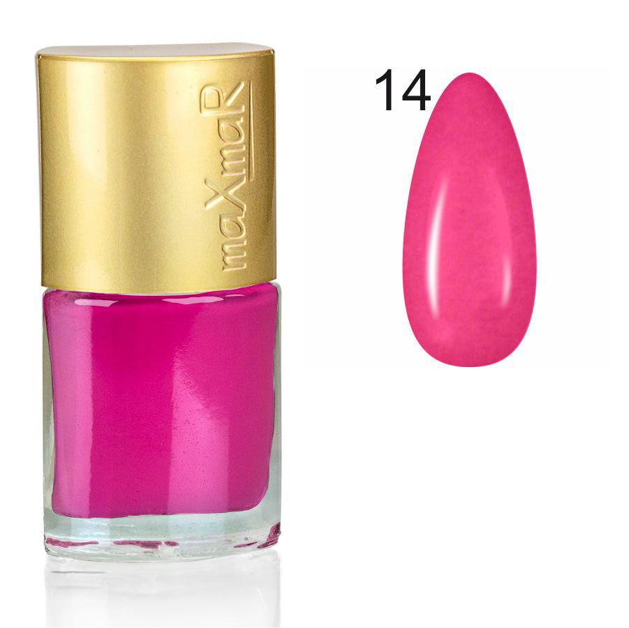 Лак для нігтів з ефектом гель-лаку maXmaR № 14 9 ml MN-07GEL, фото 1