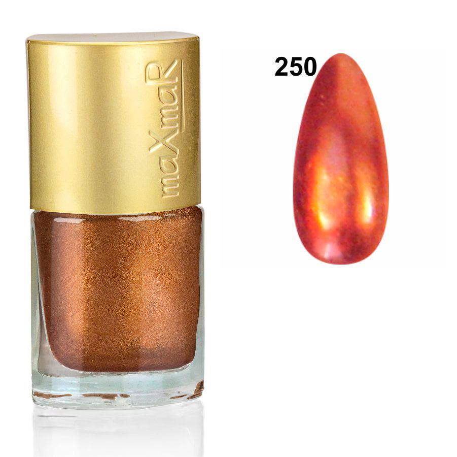 Лак для нігтів Metal colors maXmaR 9 ml MN-07/Metall № 250, фото 1