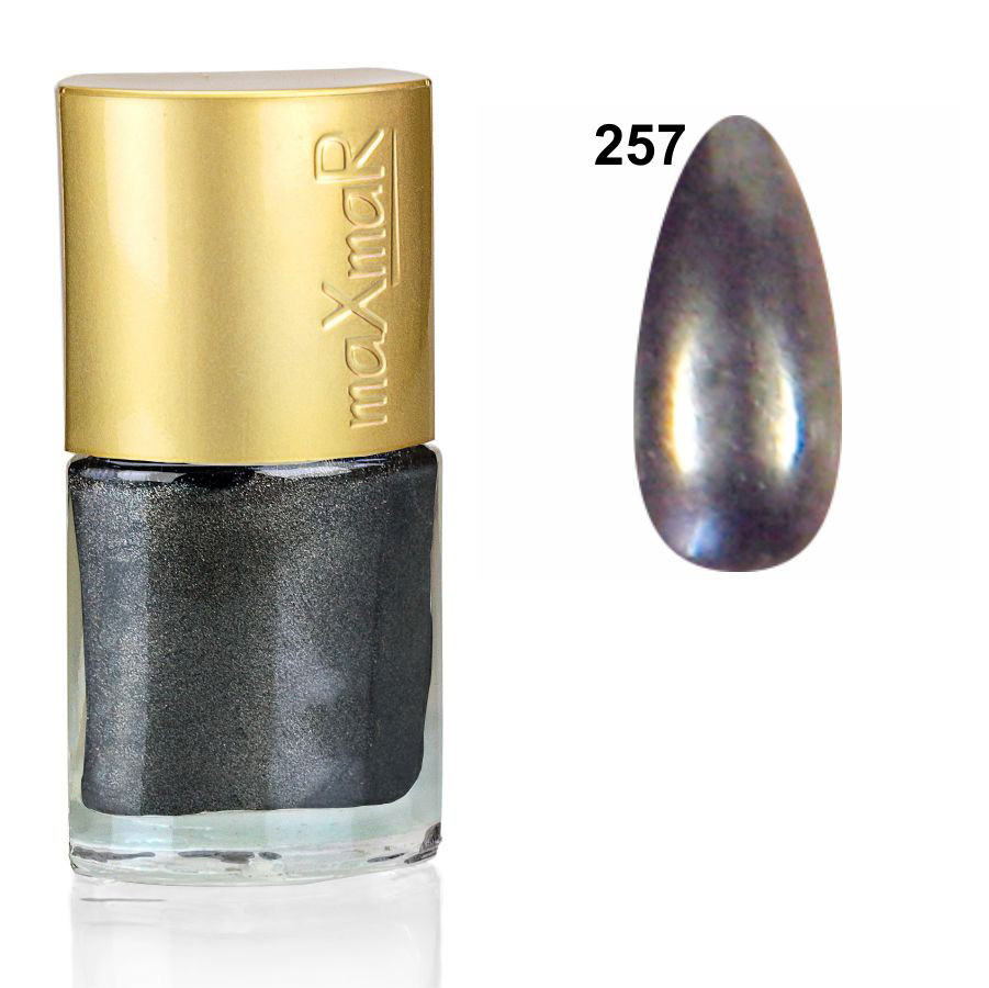 Лак для нігтів Metal colors maXmaR 9 ml MN-07/Metall № 257