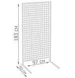 Торгова сітка стійка на ніжках 180/100 см (від виробника оптом та в роздріб), фото 2