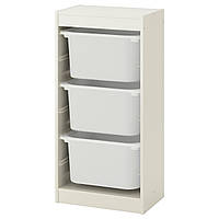 Комод для игрушек IKEA TROFAST 46x30x94 см белый 792.285.71