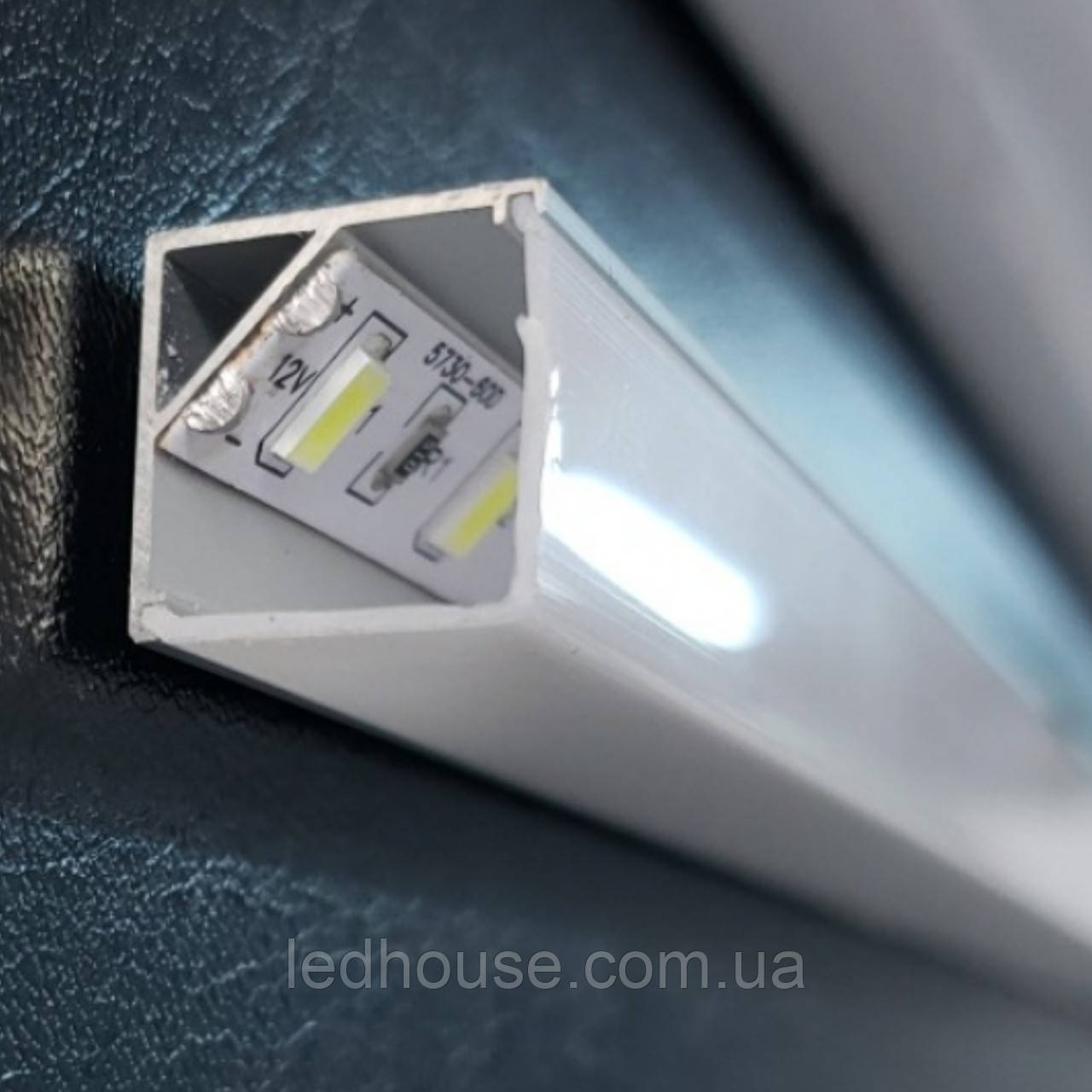 Світлодіодний профіль SK-16 + Радівач матовий