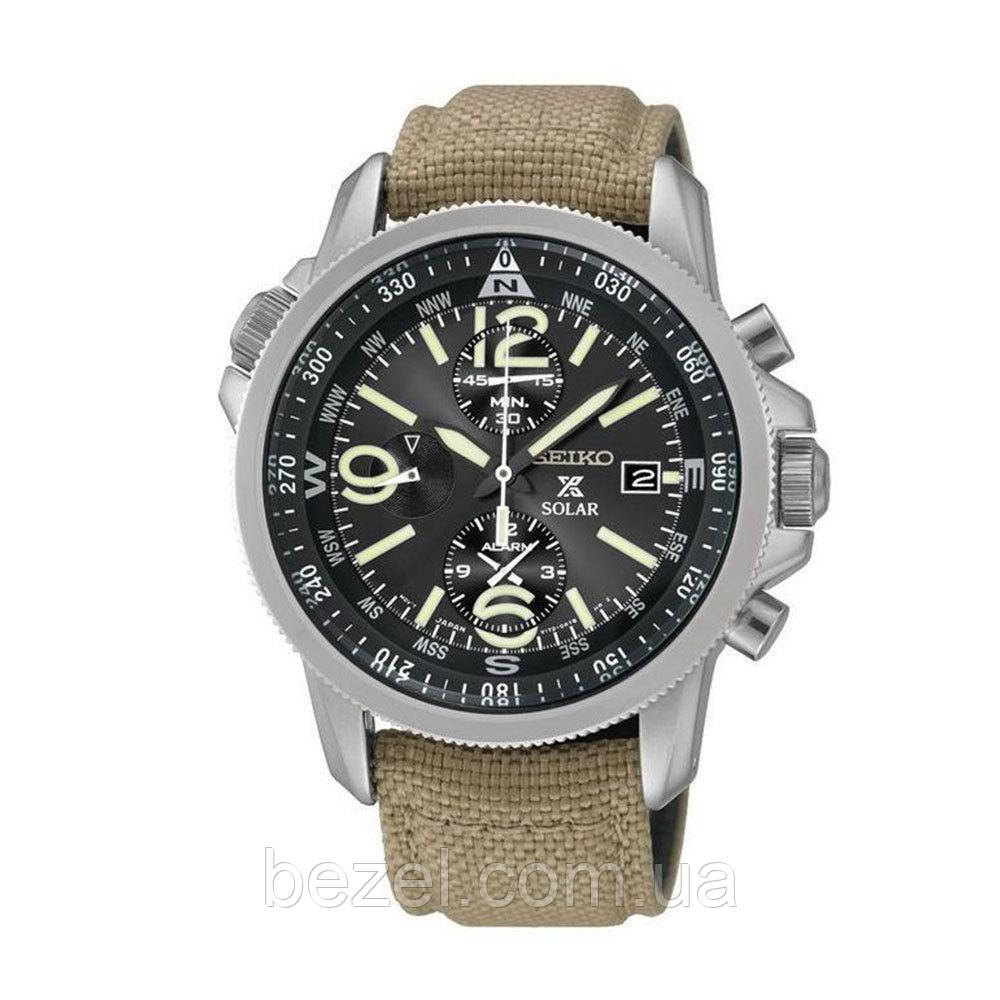Чоловічі годинники Seiko SSC293P1 Solar Military Chronograph, фото 1