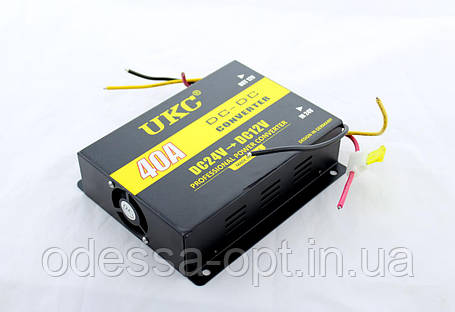 Перетворювач DC/DC 24v-12v 40A, фото 1