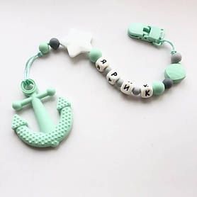 Мастер класс 1: как сделать именной держатель для соски 2