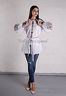 Заготовка для вишивки женской сорочки БС-119-2 Вишиванка, білий, домоткане полотно