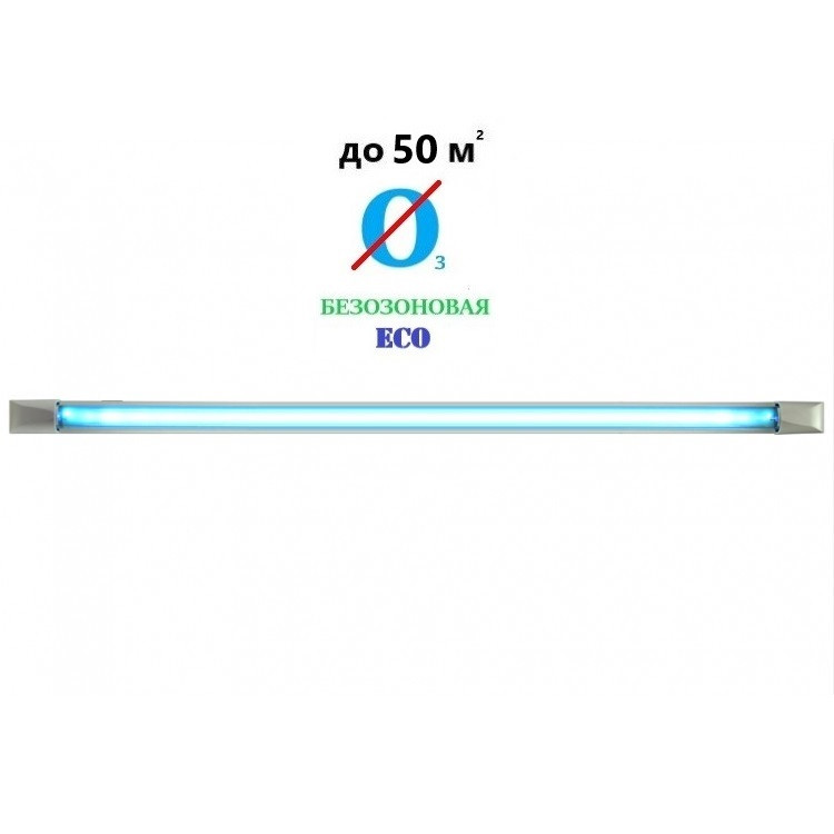 Бактерицидна безозонова кварцова лампа BactoSfera OBB 36S ECO настінний опромінювач, фото 1