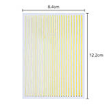 Гнучка стрічка для дизайну, золото, фото 3