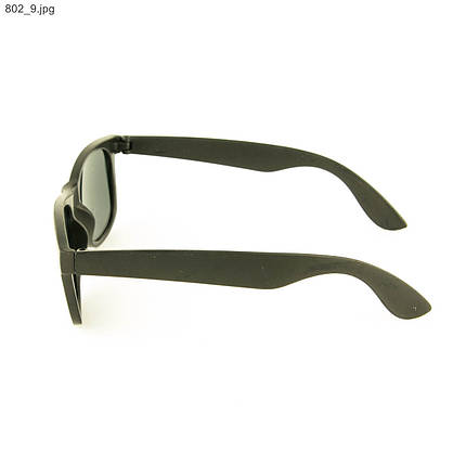 Сонцезахисні окуляри Wayfarer - Чорні - 802, фото 2