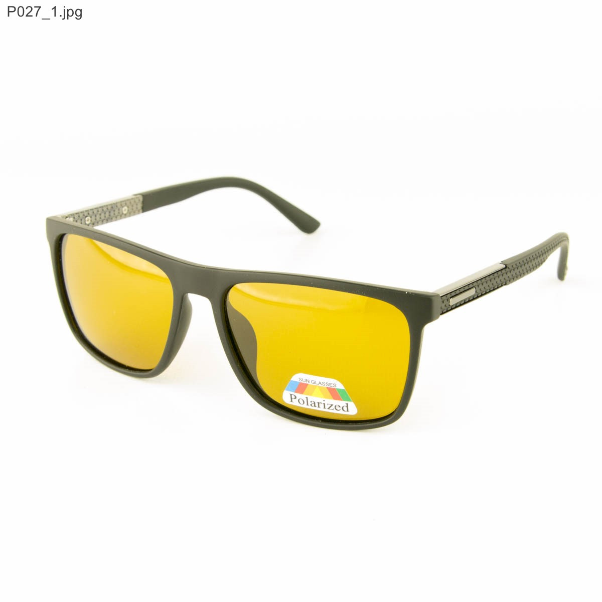 Чоловічі окуляри для водіїв Polarized з жовтими лінзами - P027