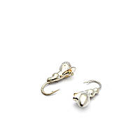 Мормишка Вольфрам Стрекоза, Світле срібло, 10шт/уп