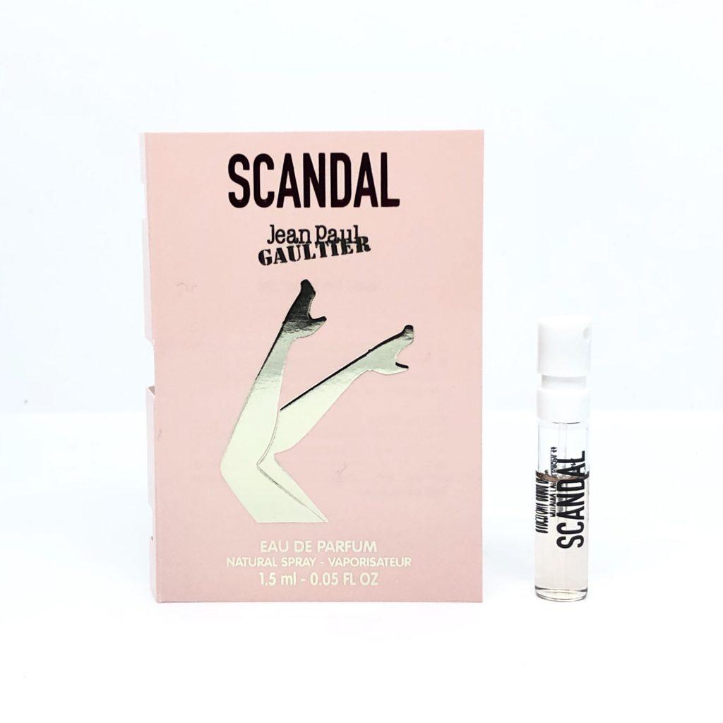 Жіноча парфумована вода Jean Paul Gaultier Scandal 1,5ml пробник оригінал, солодкий квітковий аромат
