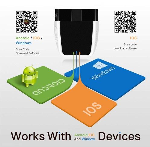 ELM327 V2.2 С PIC18F25K80 Bluetooth 4.0 Для IOS/Android/ПК.