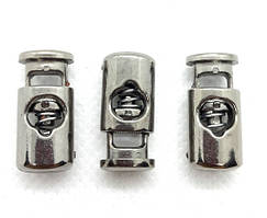 Фіксатор для шнура 3861 темний нікель пластик (50 штук)