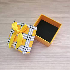 Подарункова коробочка для кільця - жовта