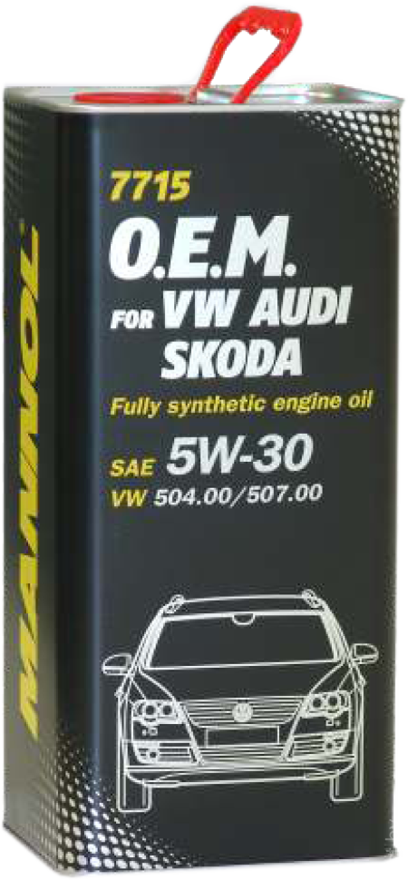 Масло моторное O.Е.М.SAE 5W/30/5л 7715 Metal VW Audi Skoda синтетическое Mannol APISN/CF 504.00/507.00 LONGLIF - фото 1 - id-p922025956
