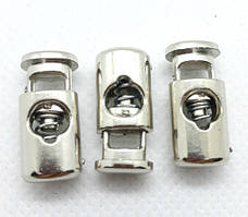 Фіксатор для шнура 3861 нікель пластик (50 штук)