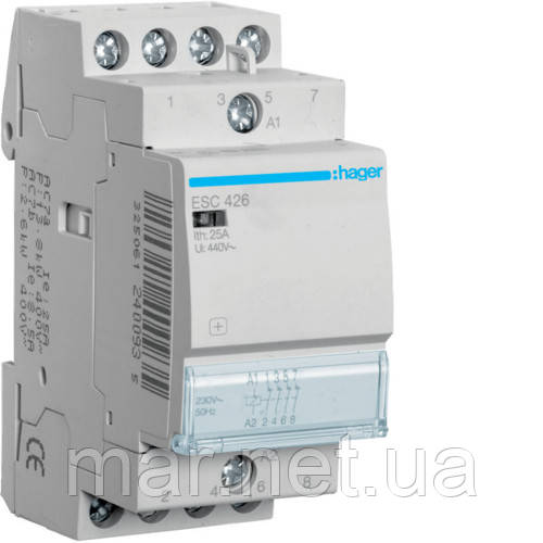 Контактор 25A, 4НЗ, 230В, фото 1