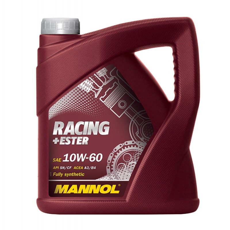 Масло моторне 10W-60 SN/SM/CF 4л синтетичне Racing+Ester Mannol