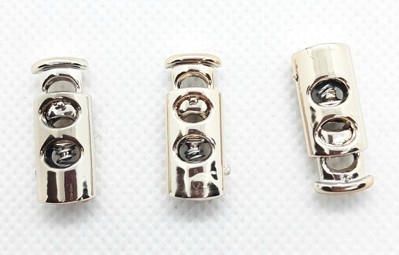 Фіксатор для шнура 3351 золото пластик, фото 1