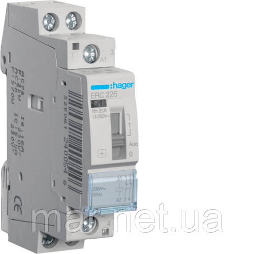 Контактор з ручним керуванням 25A, 2НЗ, 230, фото 1