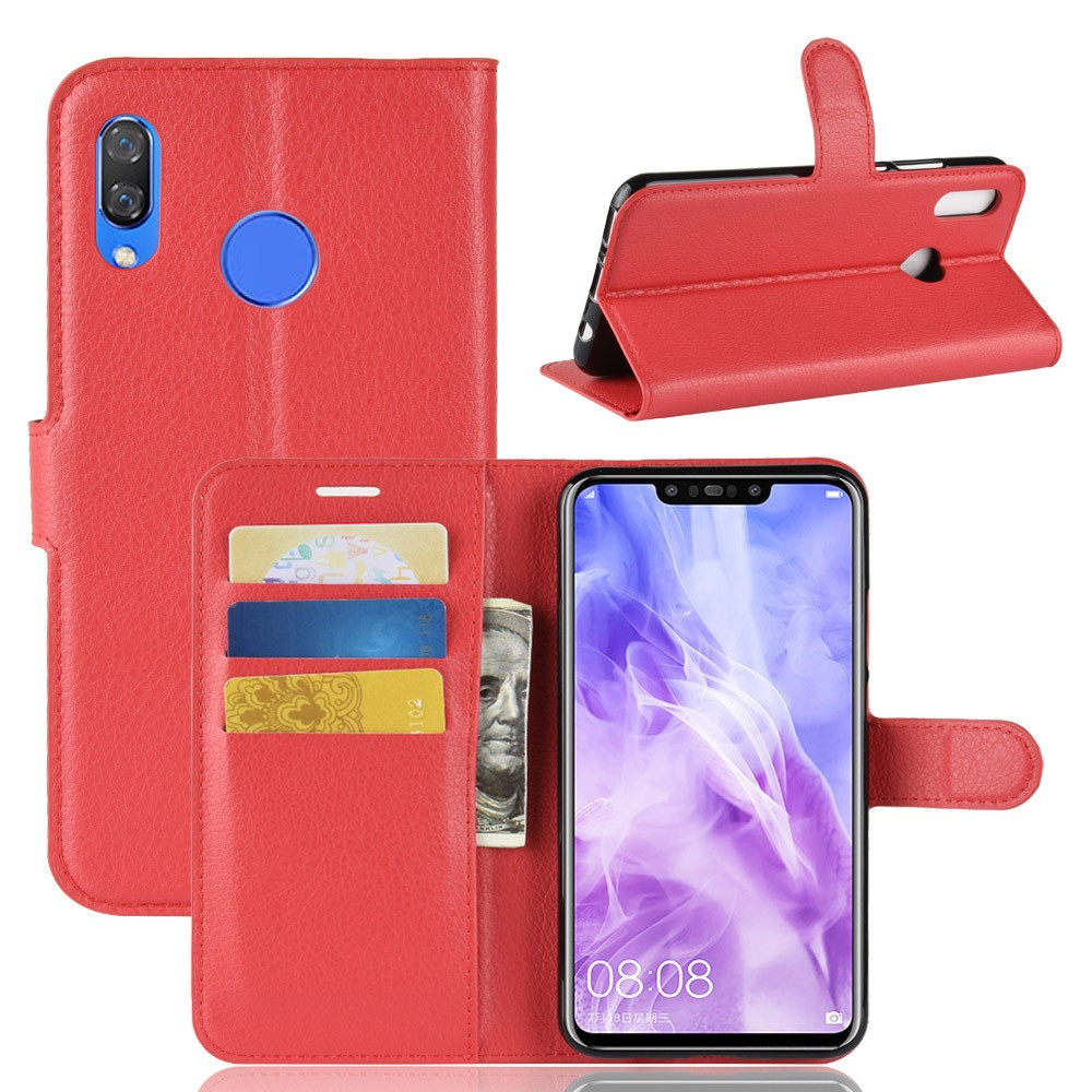 Чохол-книжка Litchie Wallet для Huawei Nova 3 Червоний