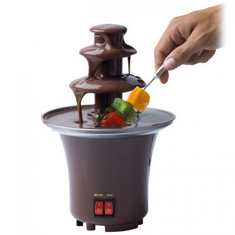 Шоколадний фонтан Chocolate Fondue Fountain, фондю фонтан, фондюшниця