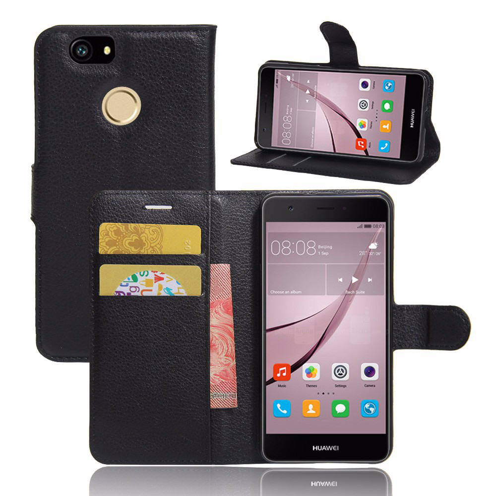 Чохол-книжка Litchie Wallet для Huawei Nova Чорний