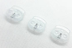 Фіксатор для шнура 3370 порося прозорий пластик (50 штук)