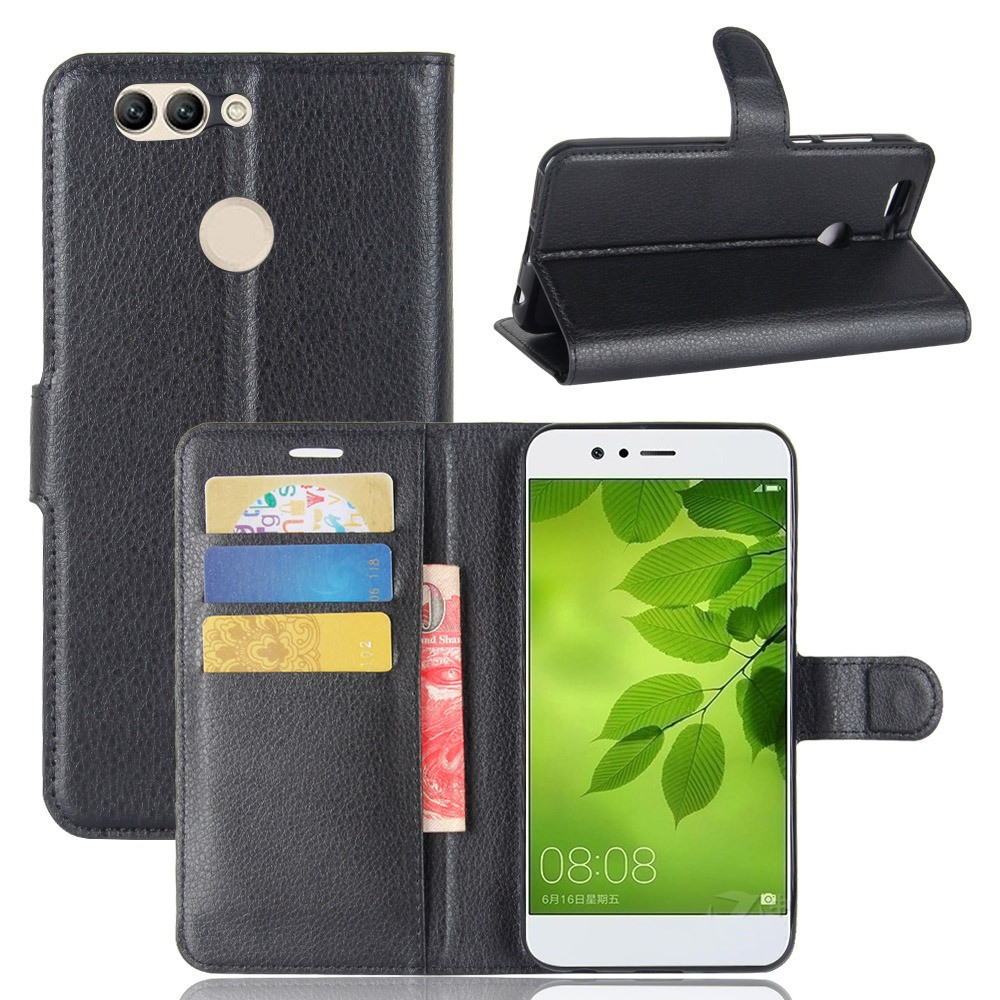 Чохол-книжка Litchie Wallet для Huawei Nova 2 Чорний