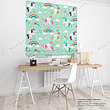 Римська фото штора Літл поні. Безкоштовна доставка., фото 3