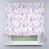 Римська фото штора Літл поні. Безкоштовна доставка., фото 2