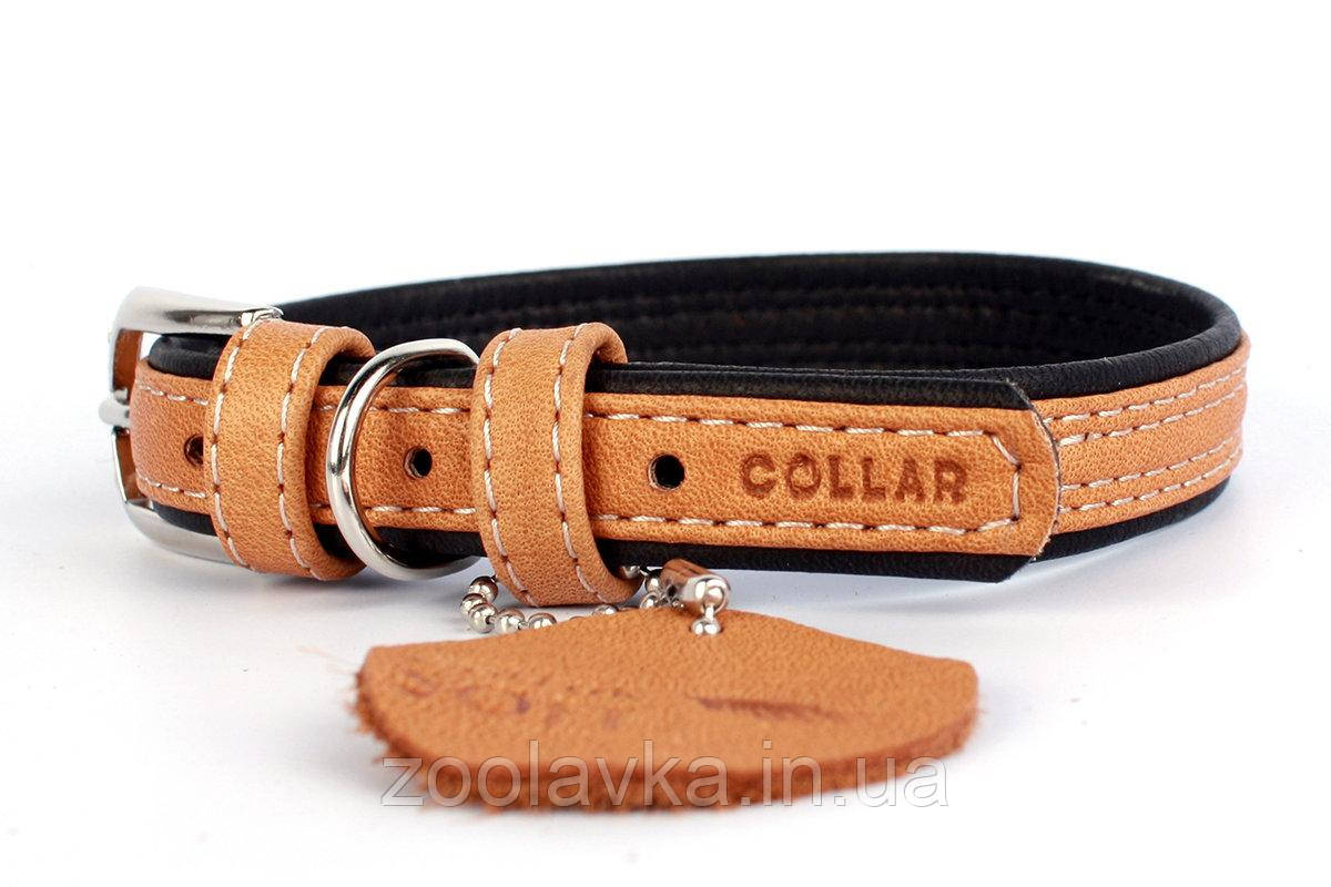 CoLLar SOFT Нашийник коллар софт коричневий, довжина 27-36 см /15 мм
